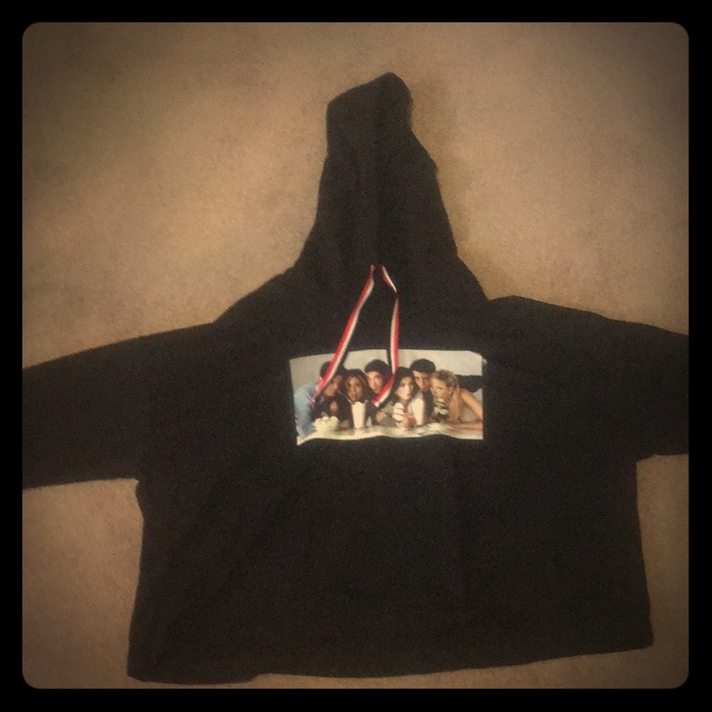 Friends hoodie crop top